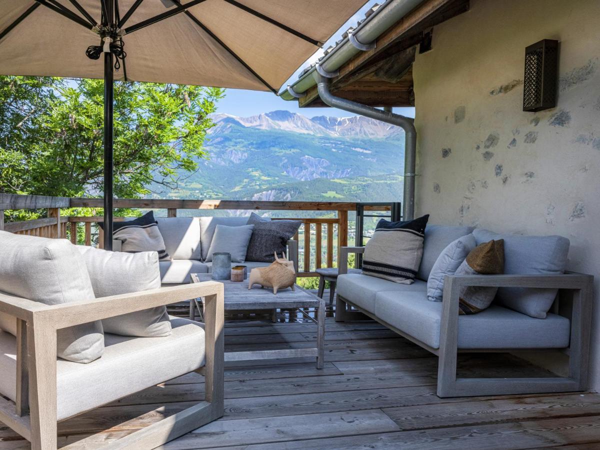 Superbe Ferme Renovee En Chalet De Luxe En Pleine Nature Barcelonnette Exteriör bild