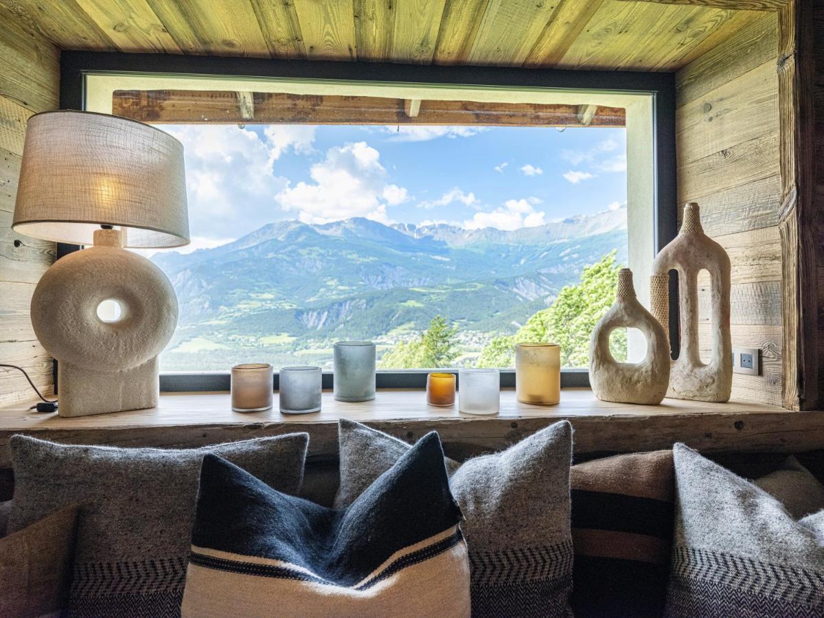 Superbe Ferme Renovee En Chalet De Luxe En Pleine Nature Barcelonnette Exteriör bild